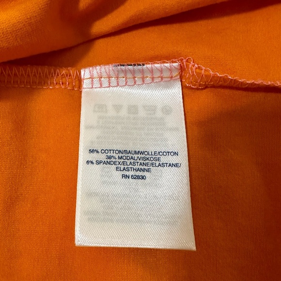 NWOT Land's End Pink Orange Tiered Jersey Maxi Dress Size XL Tall - Picture 12 of 13